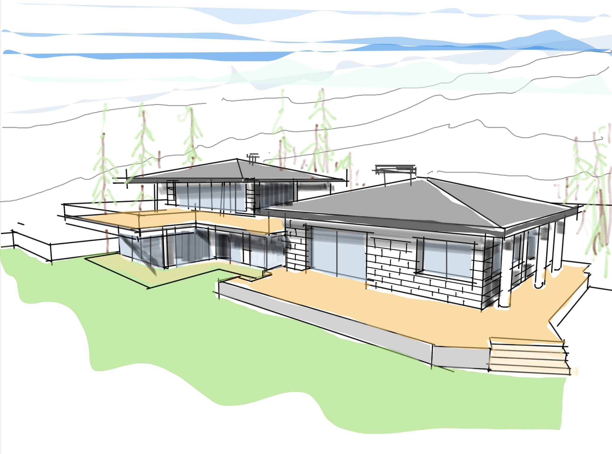 Étude d’une extension de villa