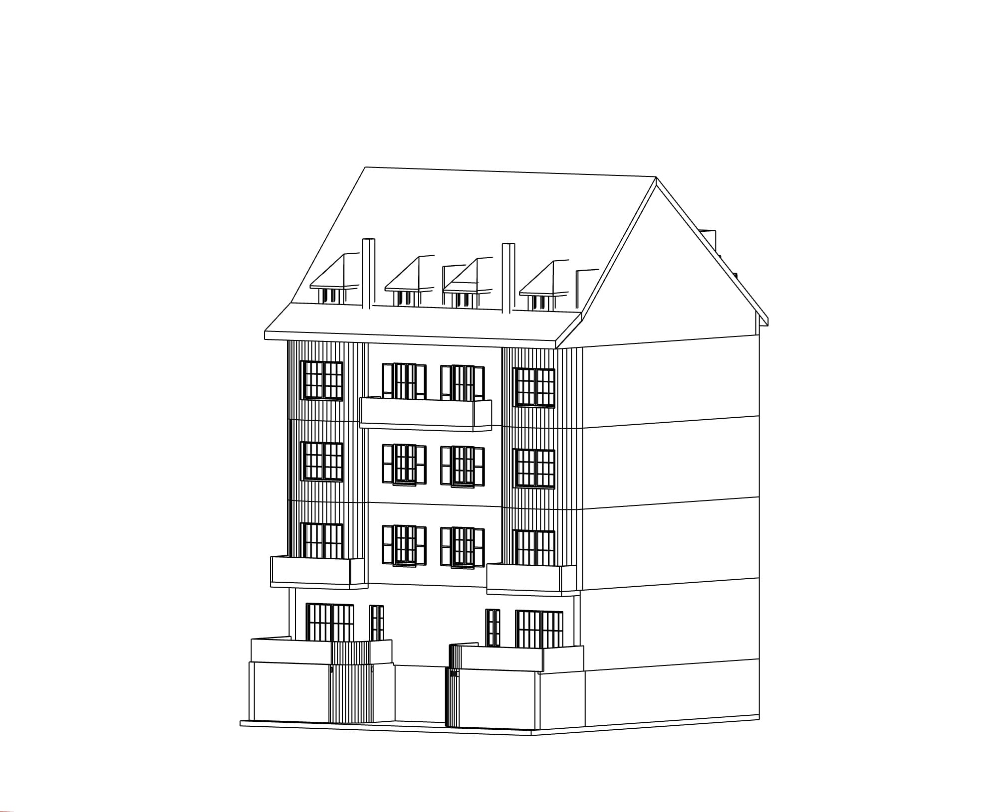 Aménagement d'un appartement dans les combles